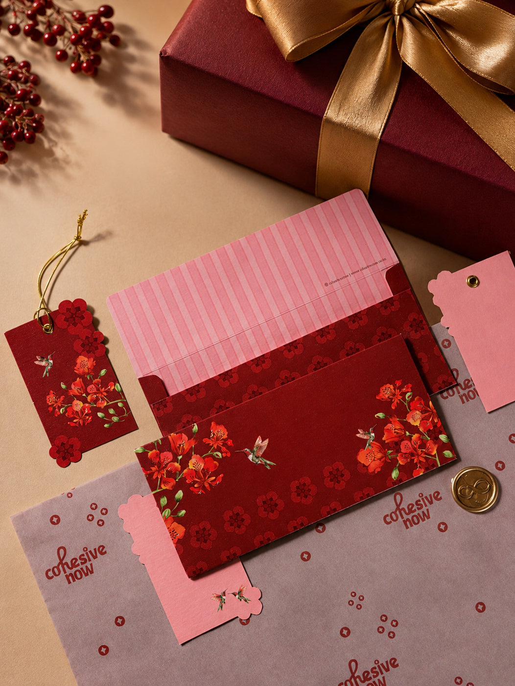 Blossom Notes gift set — studio concept