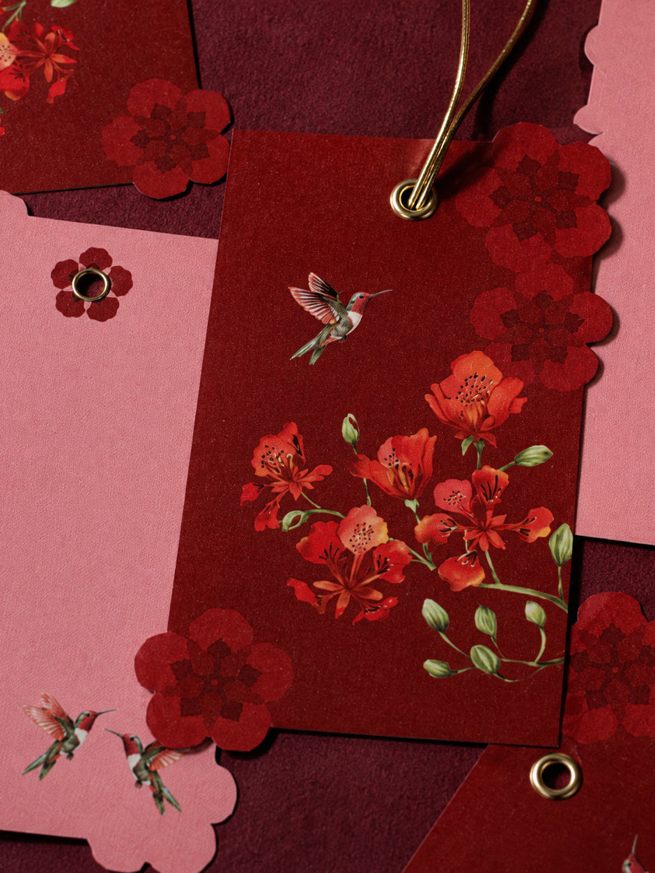 Blossom Notes gift tags — studio concept