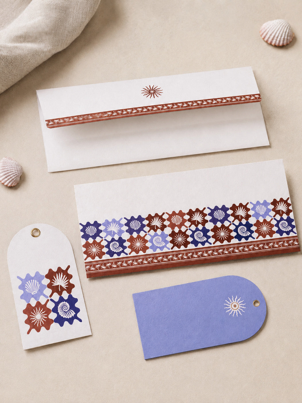 Coastal Escape gift set — studio concept