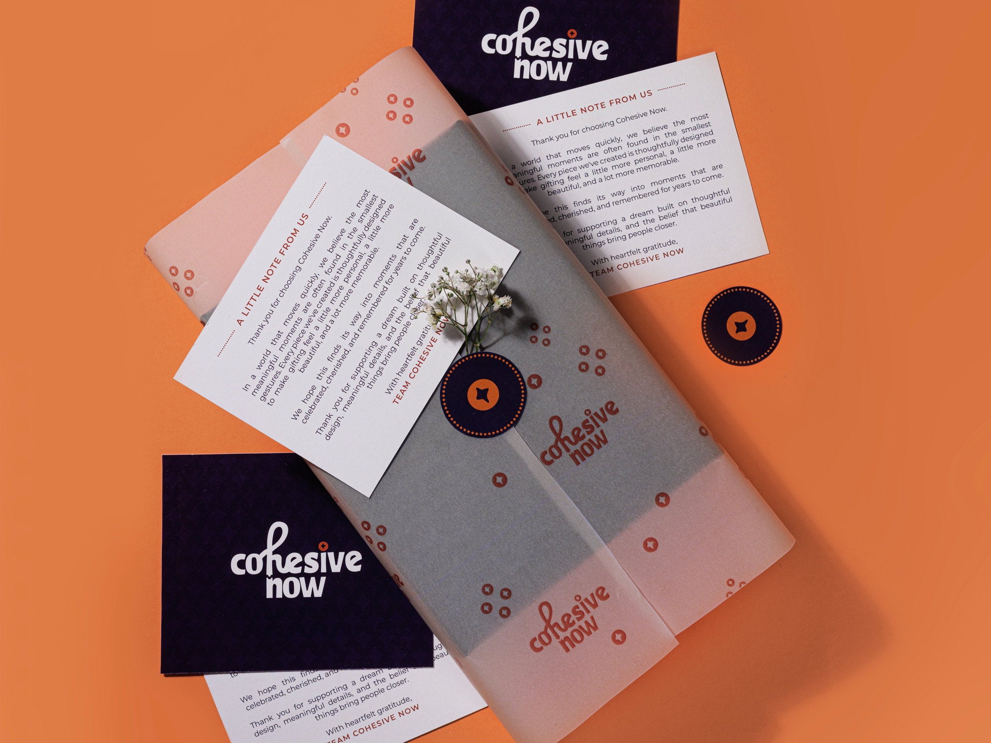 CohesiveNow Summer Bloom stationery