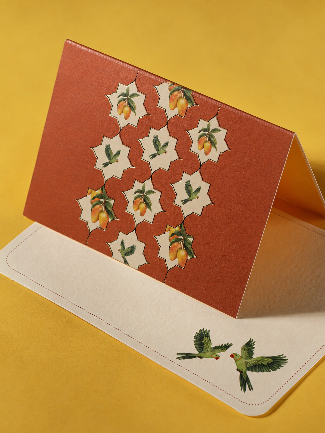 Mango Tales fold cards — studio concept