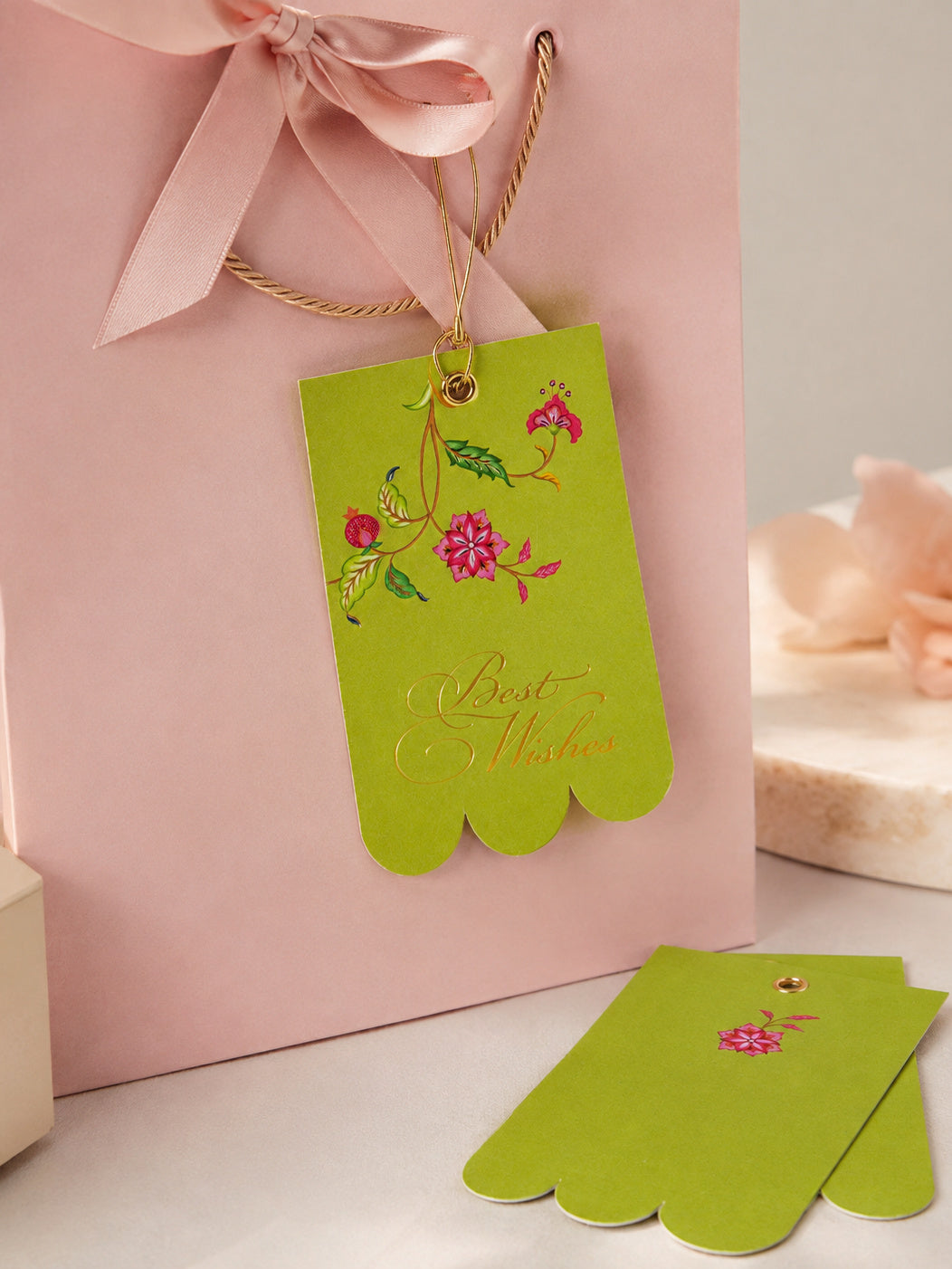 Summer Bloom gift tags — studio concept